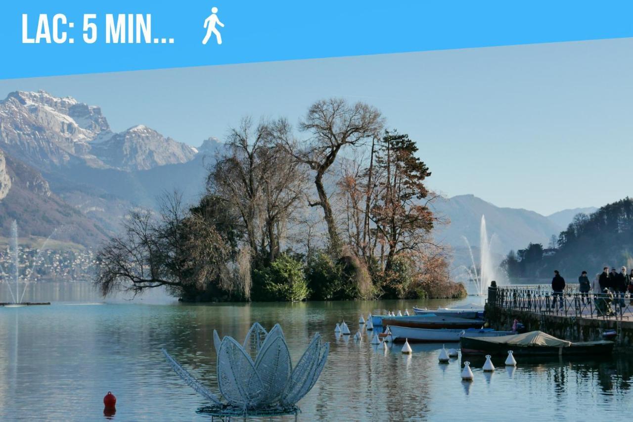 Le Carnot - Mycosyapart, Duplex Coeur De Ville Et Lac, Climatise アヌシー エクステリア 写真