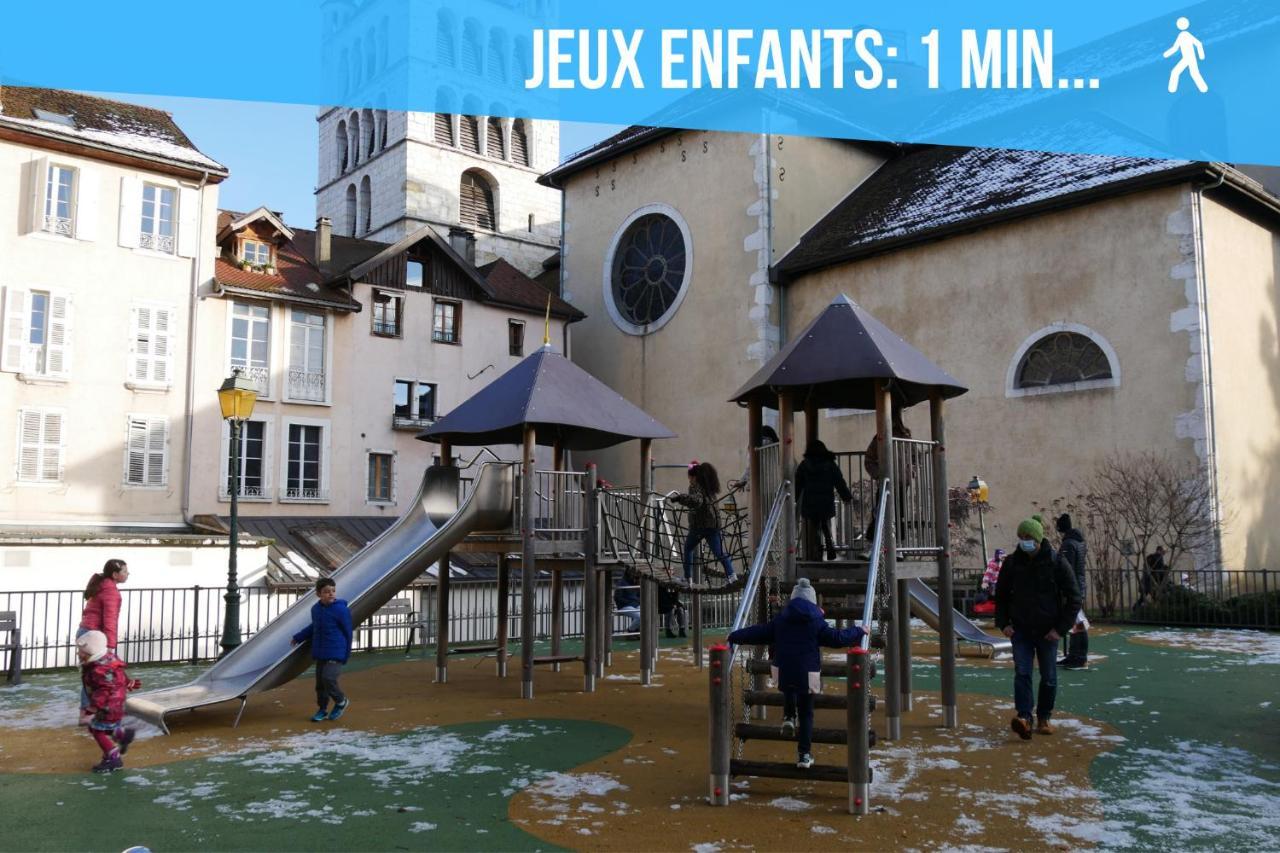 Le Carnot - Mycosyapart, Duplex Coeur De Ville Et Lac, Climatise アヌシー エクステリア 写真
