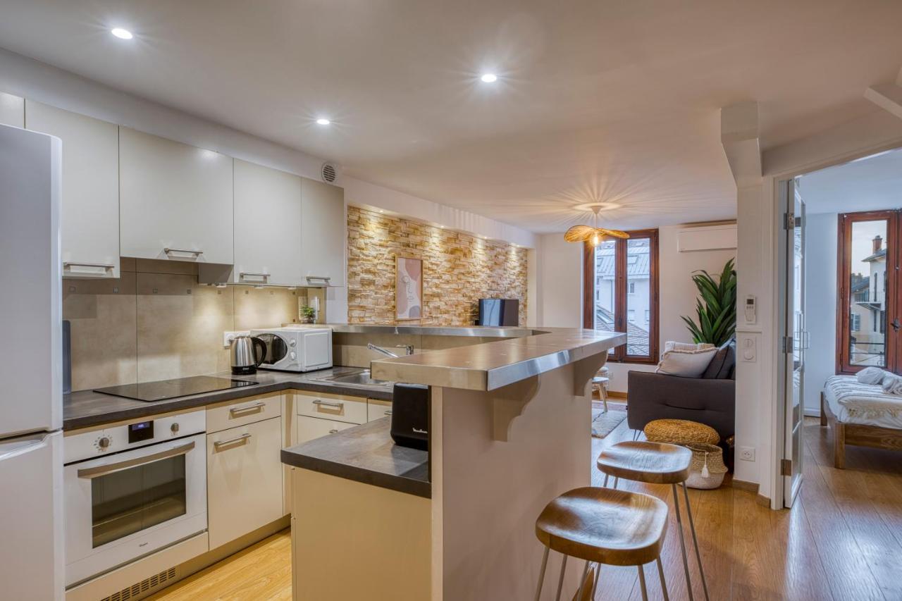 Le Carnot - Mycosyapart, Duplex Coeur De Ville Et Lac, Climatise アヌシー エクステリア 写真